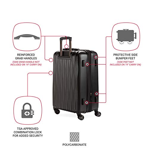 Expandable Hardside Carry-On Luggage with Spinner Wheels and TSA Lock F31623