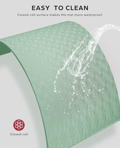 Extra Large Yoga Mat - 72x48, 1/4 Inch Thick, Non-Slip, Eco-Friendly L753346