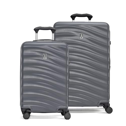 Hardside Expandable Carry-On Luggage with 8 Spinner Wheels and TSA Lock J560758