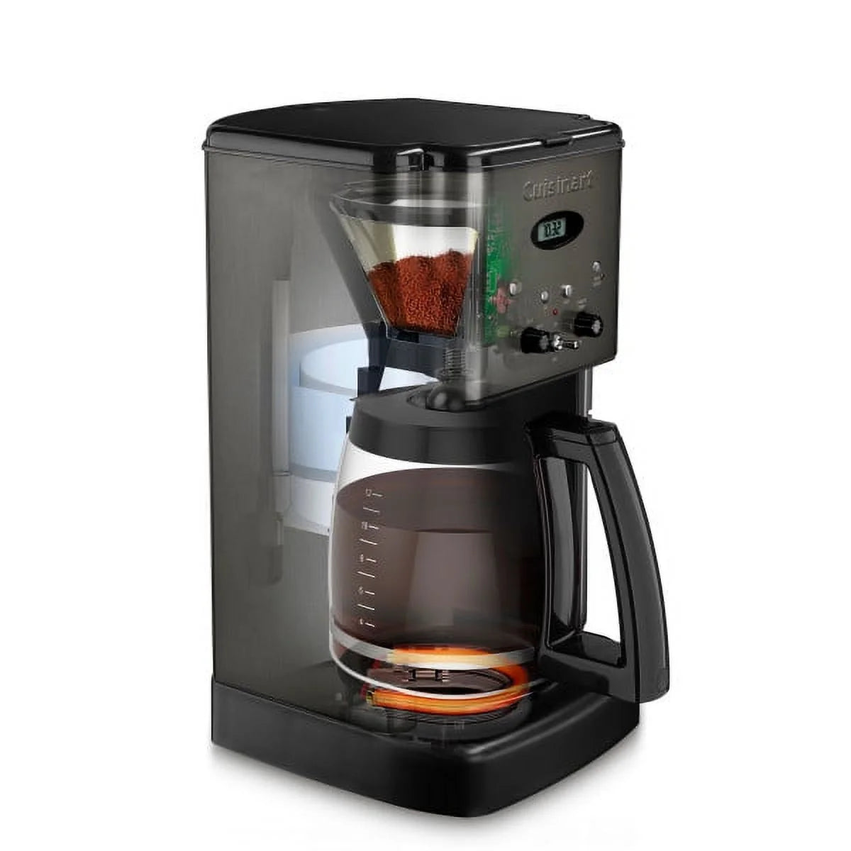 12 Cup Coffeemaker, Stainless Steel Black H438427