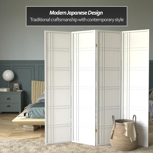 6 Panel Honey Room Divider X65165