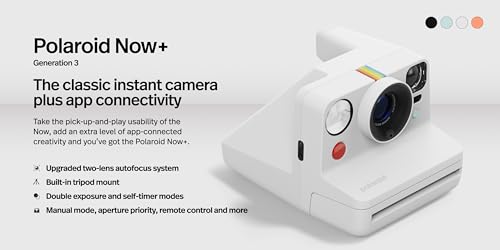 Instant Camera with Bluetooth App Control + 16 Color Photos U475