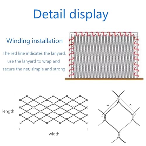 Deer Fencing Net Animal Poultry Barrier Fence for Garden Farm X34880
