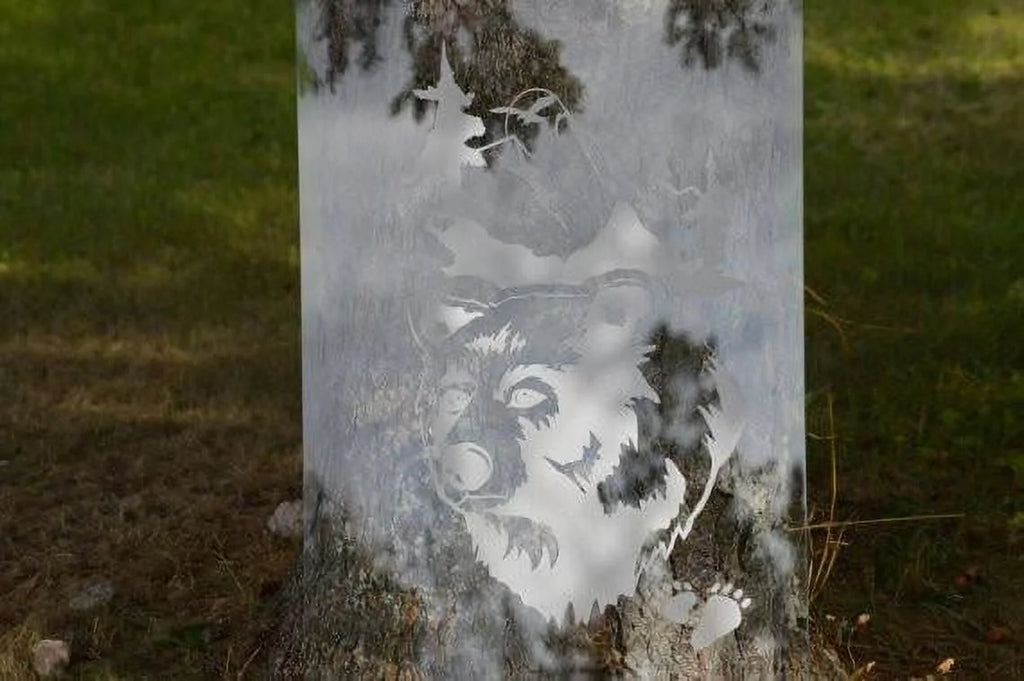 Modern Etched Glass Privacy Film Z80433