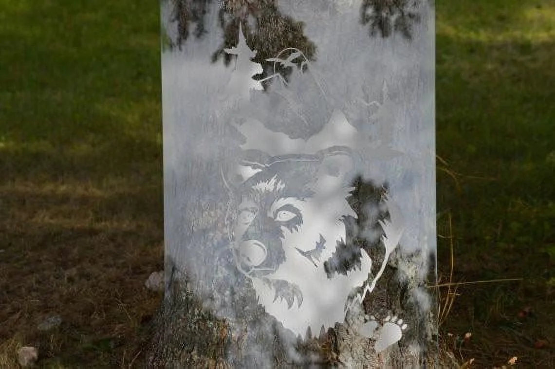 Modern Etched Glass Privacy Film Z80433