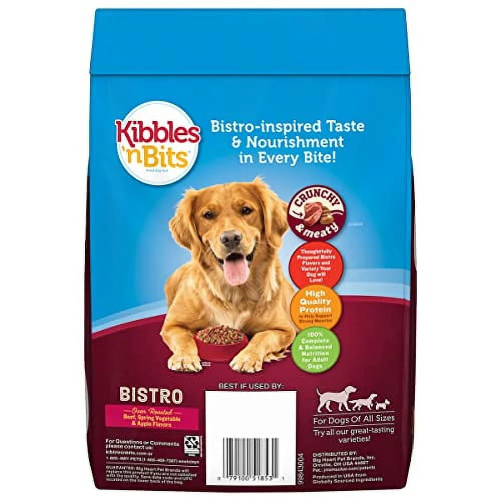 Oven Roasted Beef Flavor Dry Dog Food, 3.5 Pound Bag (Pack of 4) D1320