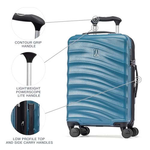 Hardside Expandable Carry-On Luggage with 8 Spinner Wheels and TSA Lock J560758