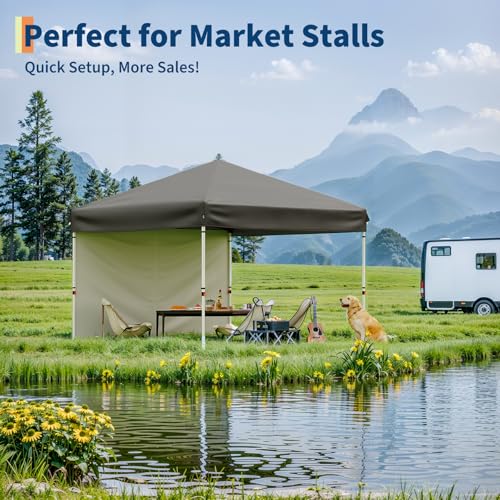 Pop Up Canopy Tent with Roller Bag and Adjustable Height O962