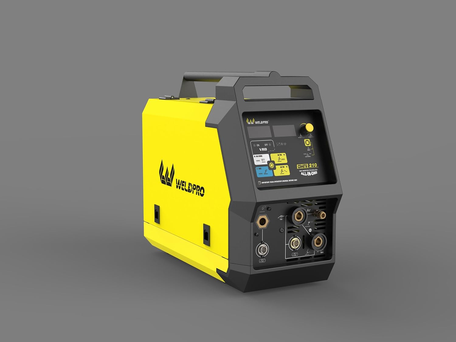 Multi-Process Welder 115V/230V AC/DC MIG/Flux Core/Stick/TIG with Pulser A441714