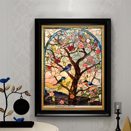 Diamond Painting Kits for Adults - Colorful Tulip DIY Round Full Drill 5D Diamond Art H815989