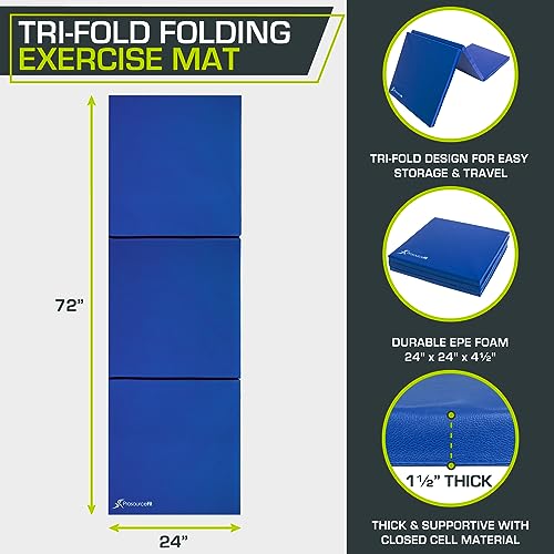 Tri-Fold Folding Exercise Mat W55179