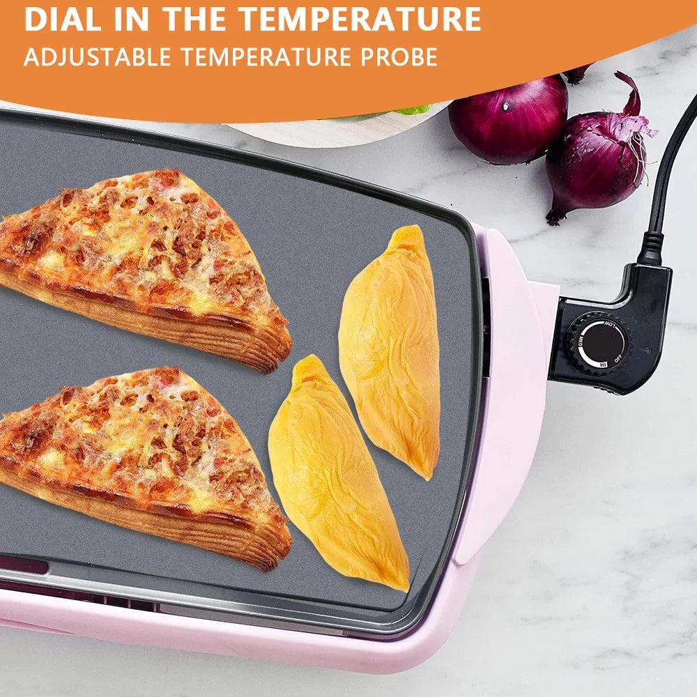 Extra Large Ceramic Electric Griddle Nonstick for Pancakes Eggs Burgers A318919