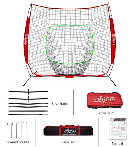 Baseball Softball Practice Net with Carry Bag P824959