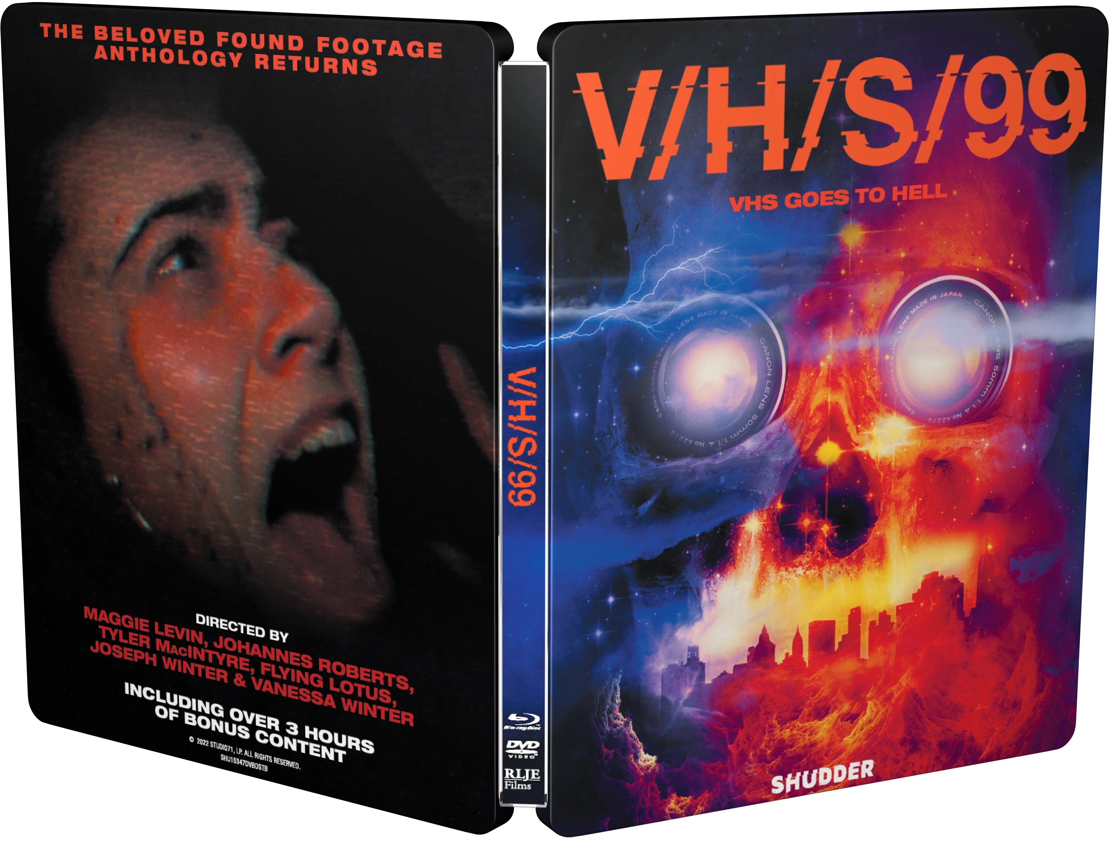 V/H/S/99 Blu-ray + DVD Steelbook Horror J315