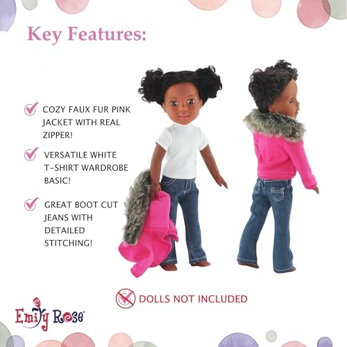 14.5-Inch Fashion Doll Clothes & Accessory 6-PC Set F376