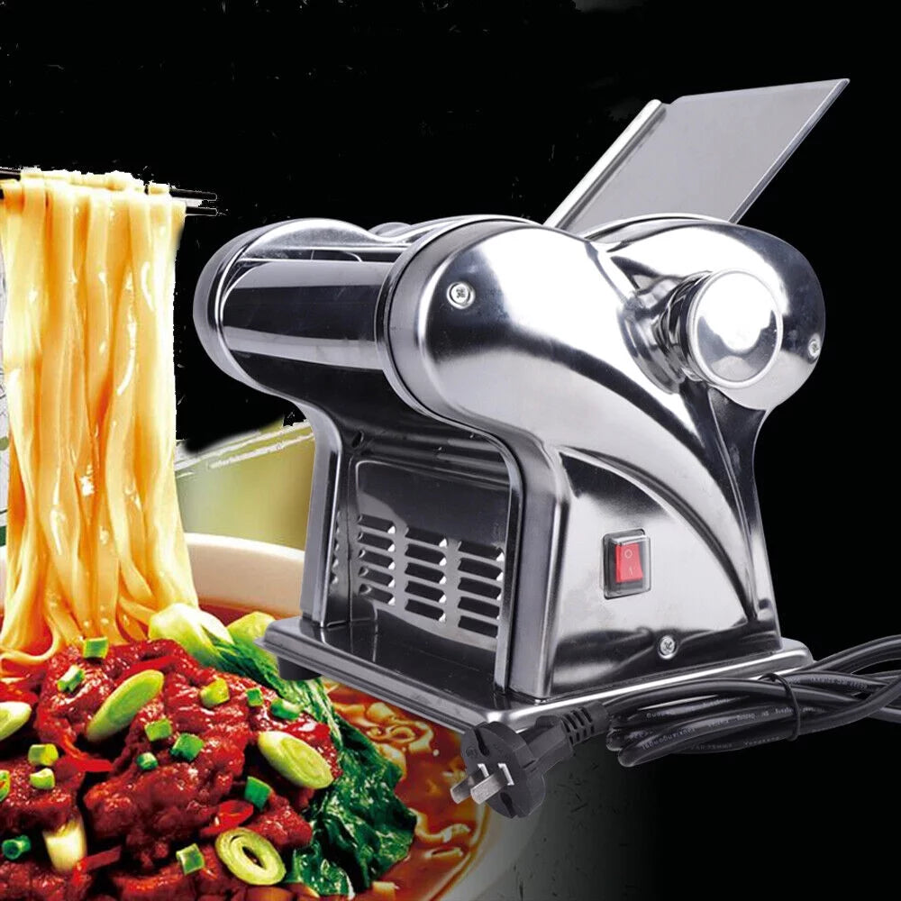 Commercial Electric Pasta Machine 6-Speed with Two Blades O92060