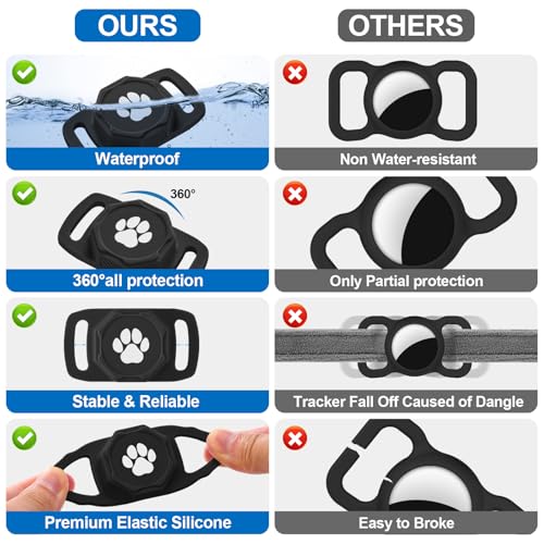 Pet Tracker for Collar with Holder, No Monthly Fee, iOS Only I2504
