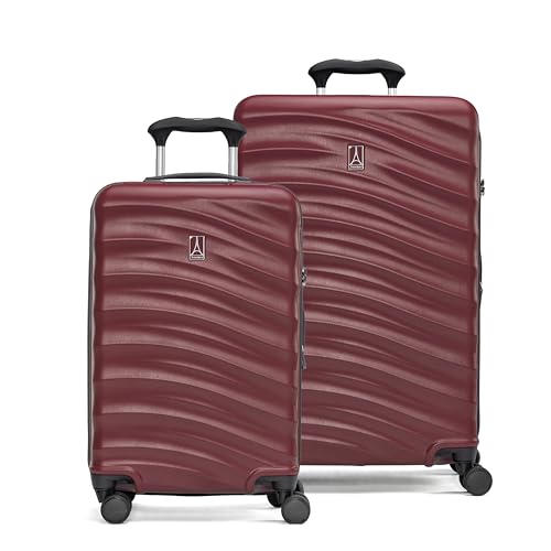 Hardside Expandable Carry-On Luggage with 8 Spinner Wheels and TSA Lock J560758