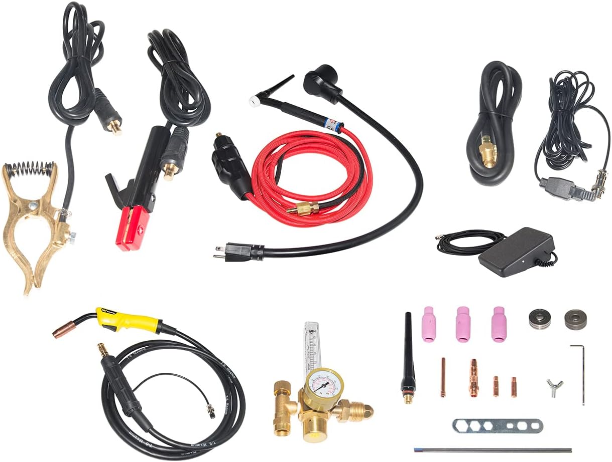Multi-Process Welder 115V/230V AC/DC MIG/Flux Core/Stick/TIG with Pulser A441714