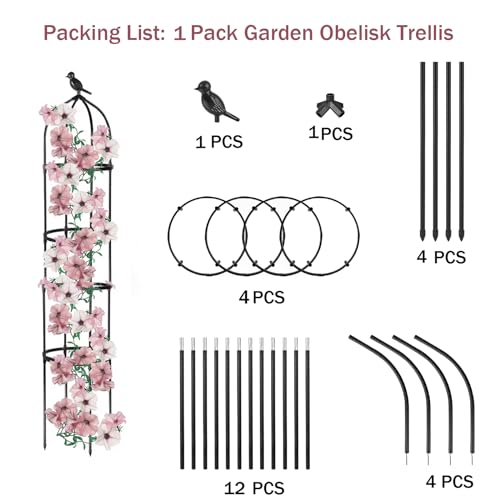 Round Trellis for Climbing Plants, Rustproof, 6ft M817