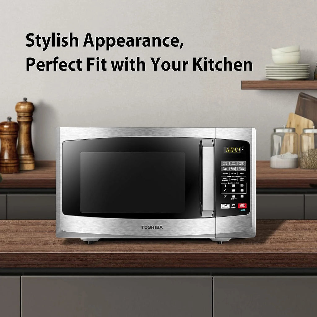 Microwave Oven 0.9 cu ft Stainless Steel with Eco Mode and LED Lighting A805
