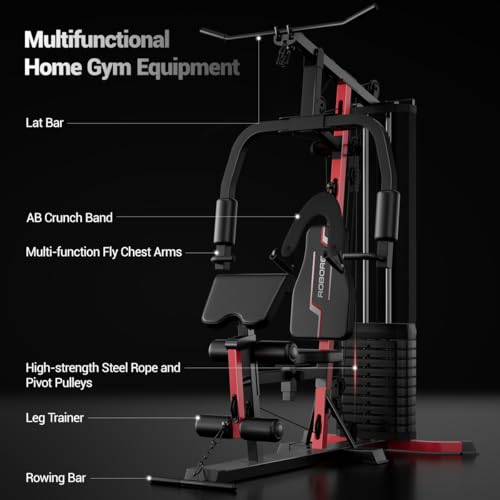 All-in-One Home Gym with 160LB Weight Stack E29546