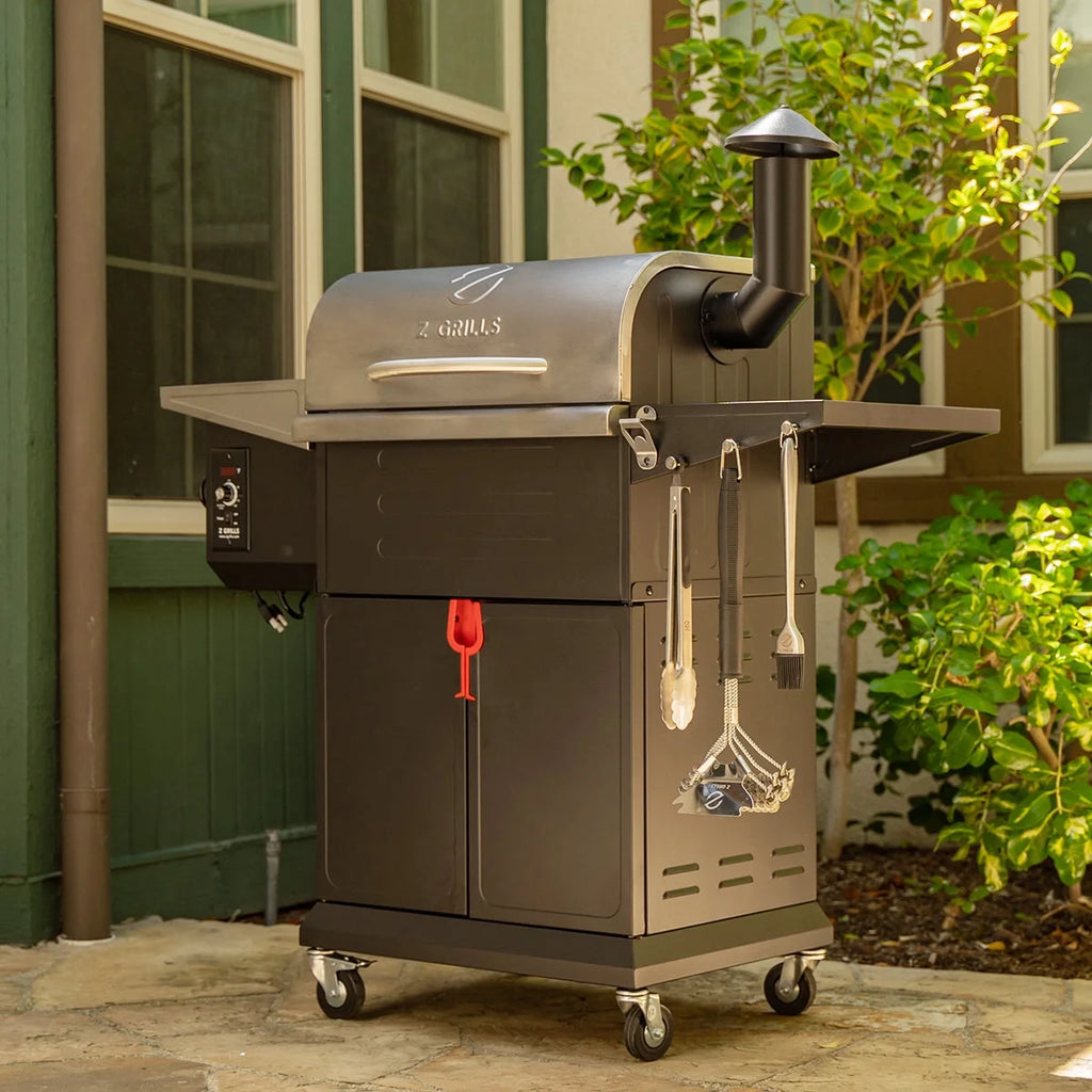 Wood Pellet Grill Smoker with PID Technology and Auto Temperature Control C6306