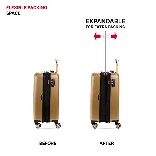 Expandable Hardside Carry-On Luggage with Spinner Wheels and TSA Lock F31623