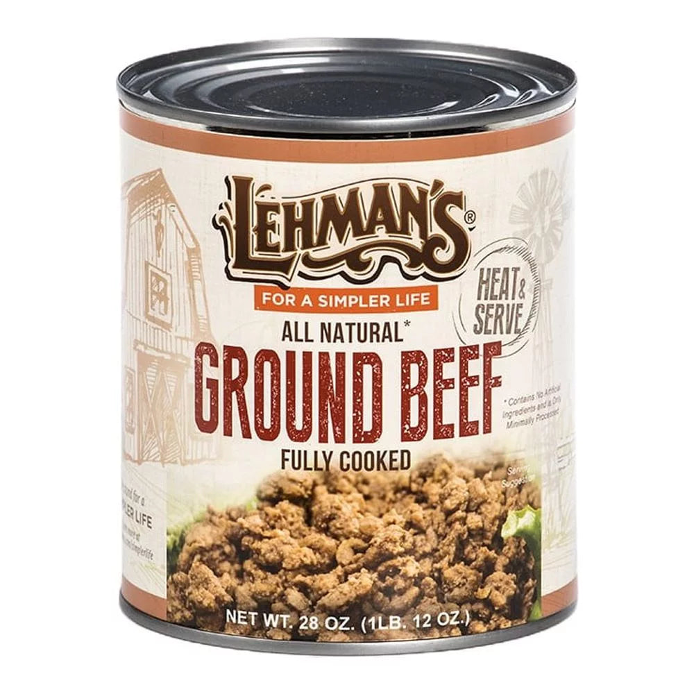 Canned Ground Beef Meat 28 oz
