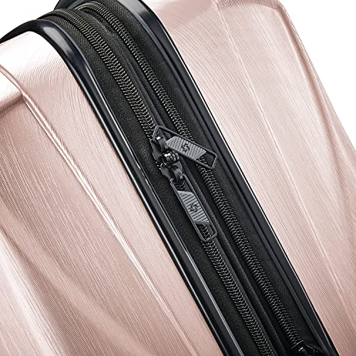 Hardside Expandable Carry-On Luggage with Spinner Wheels, Black, 20-Inch S82043