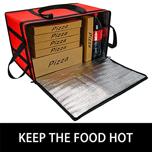 Insulated Food Delivery Bag Hot Cold Meal Carrier Cooler Tote K646948