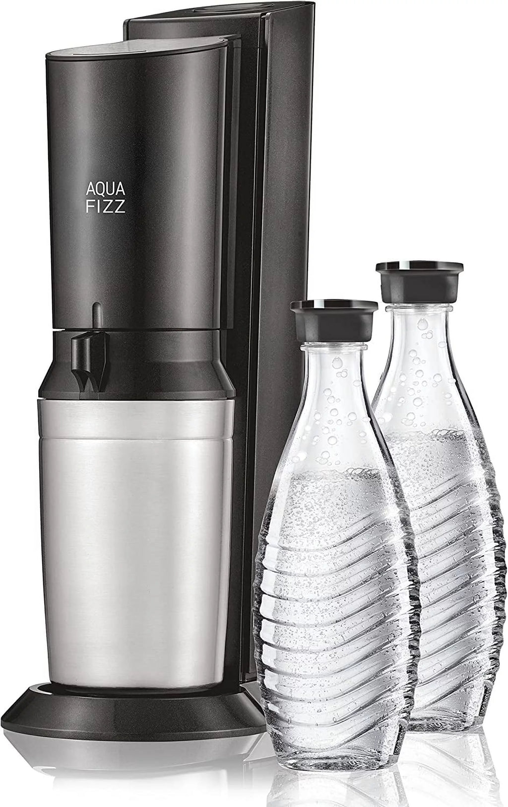 Sparkling Water Maker Kit with CO2 and Glass Carafes D595850
