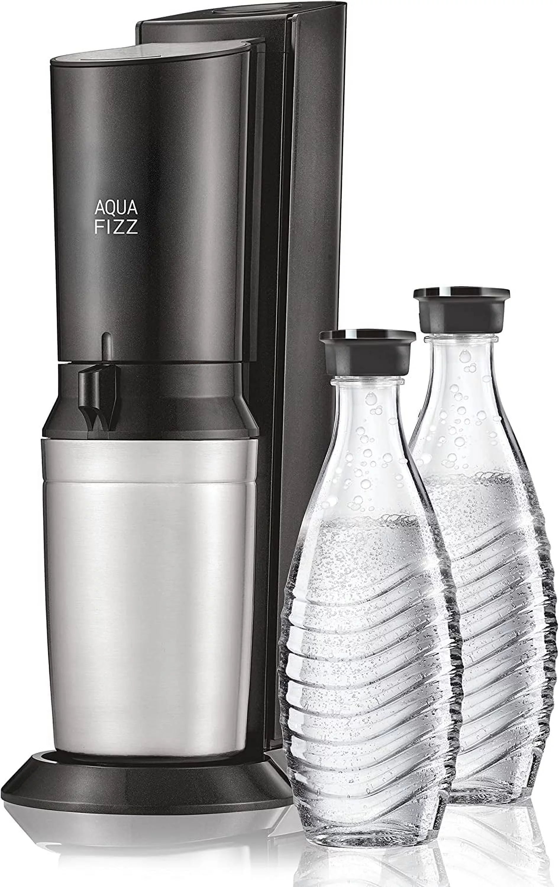 Sparkling Water Maker Kit with CO2 and Glass Carafes D595850