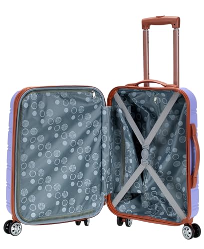 Hardside Expandable Carry-On Luggage with Spinner Wheels, Lavender, 20" Z904479