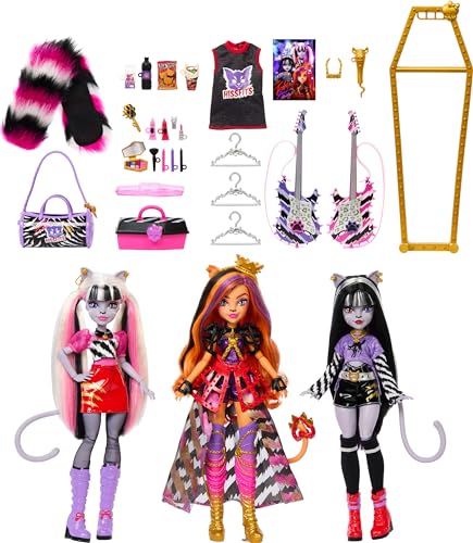 Monster High Dolls, Hissfits Band Three-Pack J81297