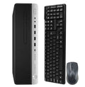 HP 600 G3 Small Form Computer Desktop PC, Intel Core i5-6500 3.20GHz Processor, 16GB DDR4 Ram, 256GB NVMe Solid State Drive, HDMI, WiFi & Bluetooth, Wireless Keyboard Mouse, Windows 10 Pro (used)