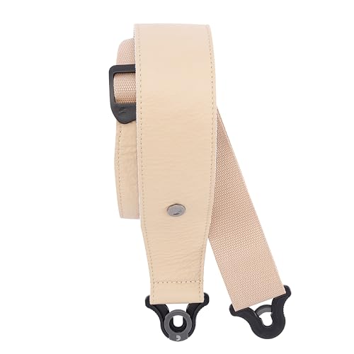 Auto Lock Guitar Strap - 2.5" Width - Brown B812
