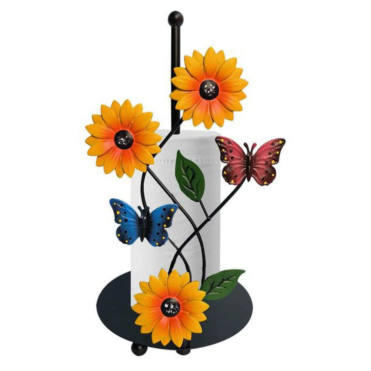 Painted Butterfly Paper Towel Rack for Kitchen F6409