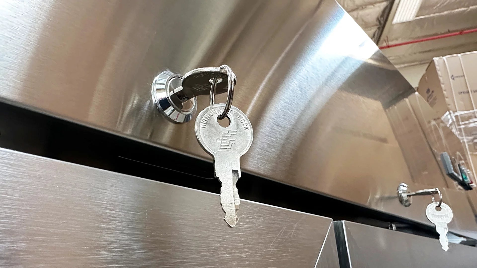 Two Glass Swing Door Stainless Steel Commercial Freezer A279751