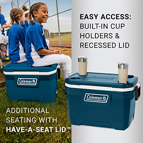 Insulated Portable Hard Cooler, Leak-Resistant, Keeps Ice up to 5 Days V620