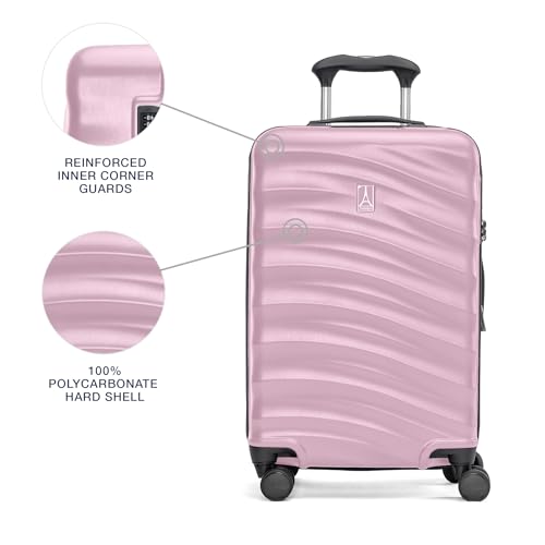 Hardside Expandable Carry-On Luggage with 8 Spinner Wheels and TSA Lock J560758