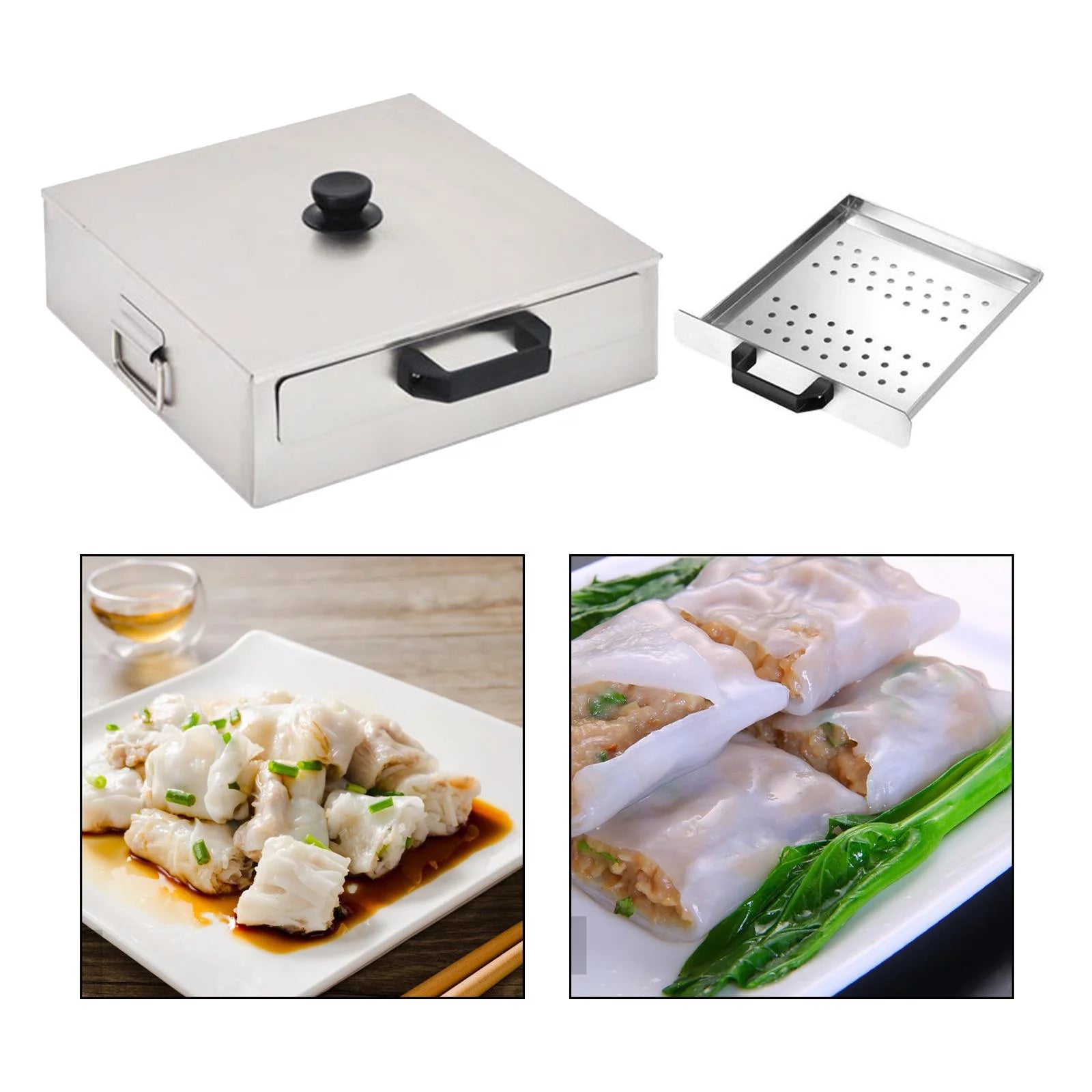 Stainless Steel Vermicelli Roll Steamer 1 Hole D8514