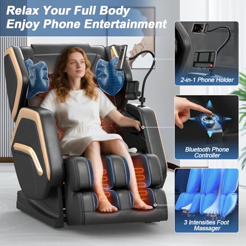 Massage Chair Full Body with Zero Gravity, Heating and Airbags C422