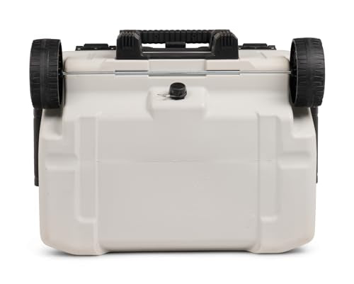 52Qt Wheeled Cooler, Insulated Hard Shell Ice Chest U65603
