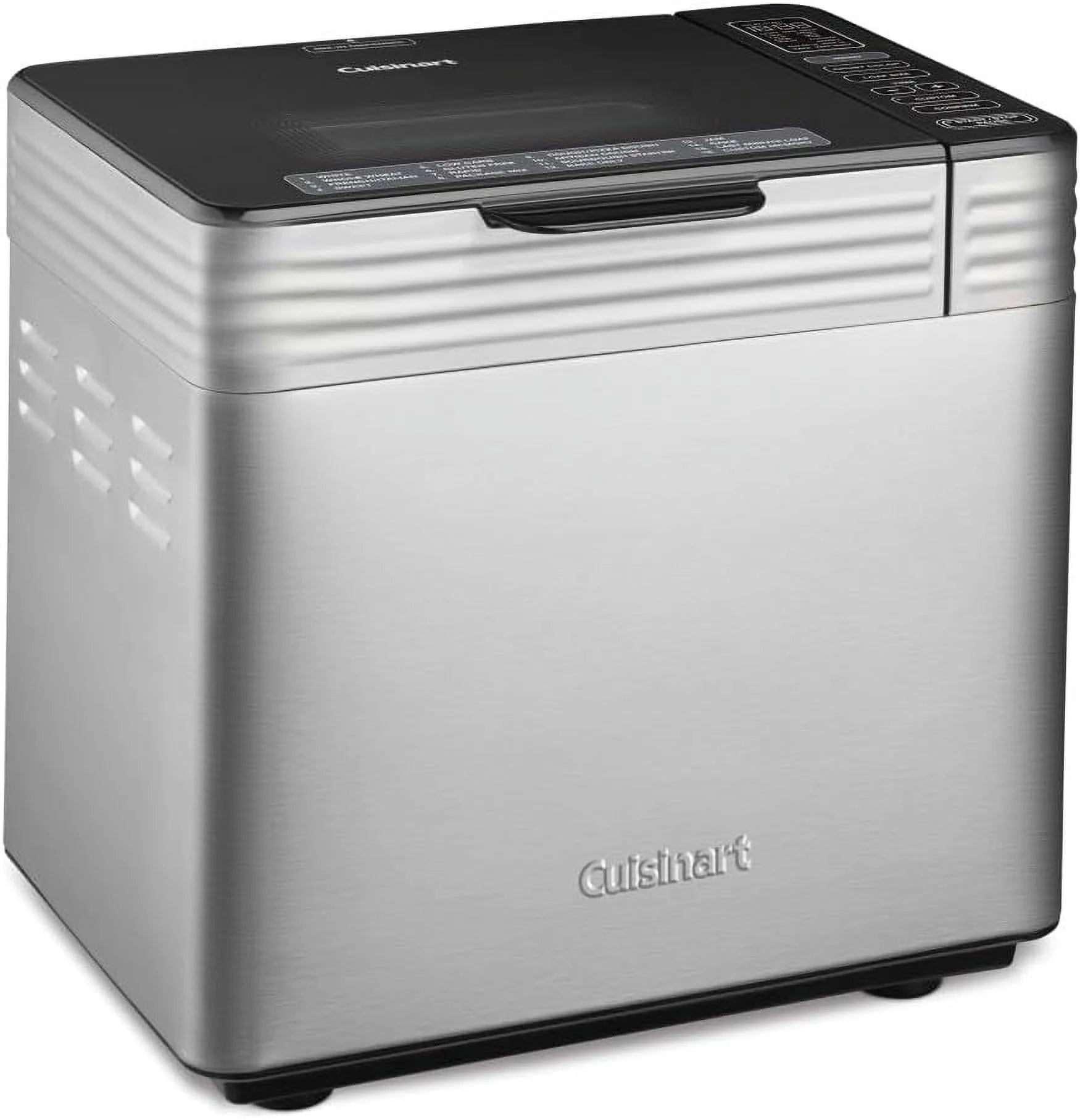 Convection Bread Maker Machine-16 Menu Options, 3 Loaf Sizes up to 2lbs, 3 Crust Colors-Includes Measuring Cup + Spoon & Kneading Hook, CBK-210, 12.25" x 8.85" x 13", Stainless Steel