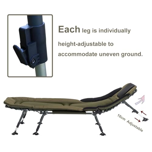 Camping Cot for Adults with Carry Bag, Heavy Duty Folding Bed X3436