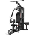 All in ONE Home Gym Equipment Multifunctional Full Body Workout Machine with 150LBS Weight Stack, Exercise Equipment with Pulley System