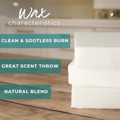 Soy Wax for Candle Making, 40 lb Slab, High Fragrance Load L8728