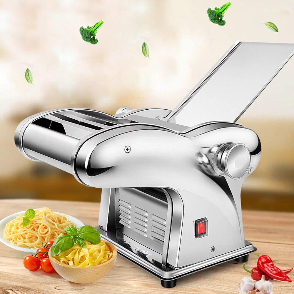 Commercial Electric Pasta Machine 6-Speed with Two Blades O92060