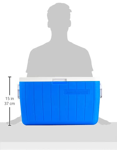 Insulated Portable Cooler with Ice Retention, 48qt W764332